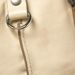 Pre Owned Chloe Cream Leather Large Betty Satchel