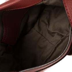 مملوكة مسبقًا Chloe Red Leather Mini Marcie Crossbody Bag