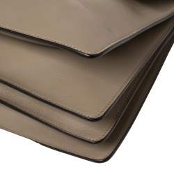 مملوكة مسبقًا  حقيبة كتف كلوي فاي سويدي وجلد رصاصي داكن متوسطة