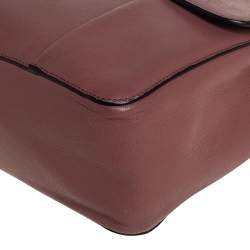 Pre Owned Chloe Old Rose Leather Large Elsie Shoulder Bag