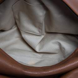 Pre Owned Chloe Beige/Brown Python and Leather Silverado Satchel