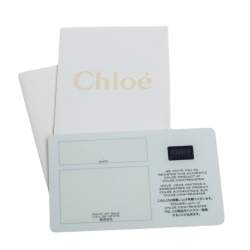 مملوكة مسبقًا حقيبة كلوي مارسي كبيرة جلد أزرق ستيل