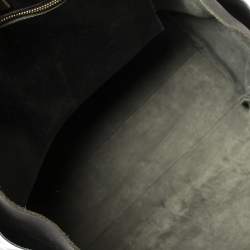 Pre Owned حقيبة يد كلوي سيندي جلد لامع أسود 