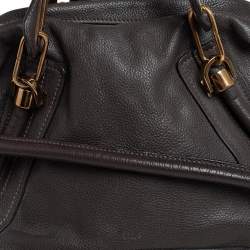 Pre Owned Chloe Grey Leather Paraty Bag