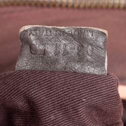Pre Owned Chloe Grey Leather Paraty Bag