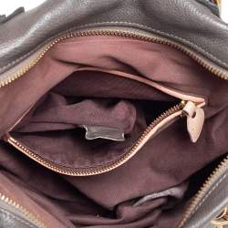 Pre Owned Chloe Grey Leather Paraty Bag