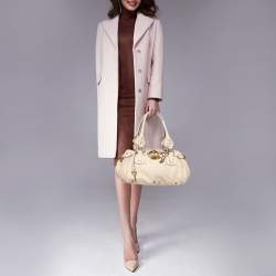 Pre Owned Chloe Cream Leather Paddington Satchel