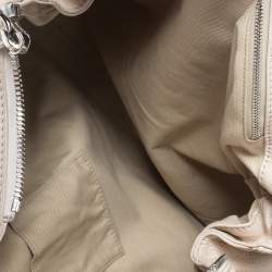 Pre Owned Chloe Cream Leather Paddington Satchel