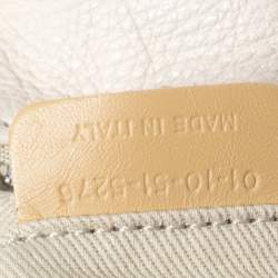 Pre Owned Chloe Cream Leather Paddington Satchel