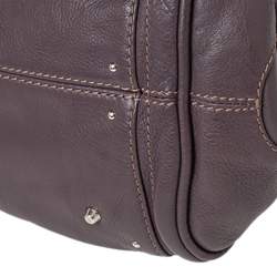 Pre Owned Chloe Brown Leather Paddington Satchel