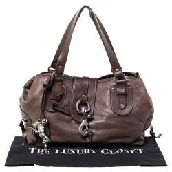 مملوكة مسبقًا Chloe Brown Leather Kerala Satchel