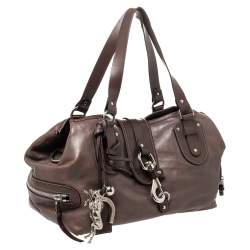 مملوكة مسبقًا Chloe Brown Leather Kerala Satchel