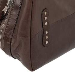 مملوكة مسبقًا Chloe Brown Leather Kerala Satchel