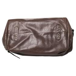 مملوكة مسبقًا Chloe Brown Leather Kerala Satchel