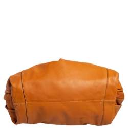 Chloe Tan Leather Braided Handle Convertible Tote 