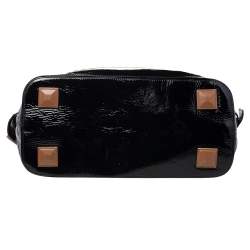 Pre Owned حقيبة يد توتس كلوي اودرا جلد لامع أسود