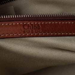 Pre Owned Chloe Brown Leather Tracy Satchel
