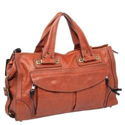 Pre Owned Chloe Brown Leather Tracy Satchel