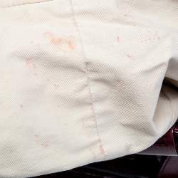 Pre Owned Chloe Burgundy Patent Leather Front Pocket Satchel