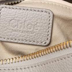 Pre Owned Chloé Beige Leather Medium Paraty Satchel