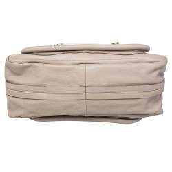 Pre Owned Chloé Beige Leather Medium Paraty Satchel
