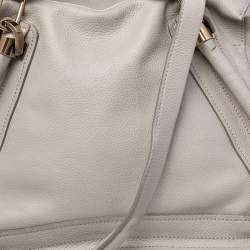 Pre Owned Chloé Beige Leather Medium Paraty Satchel