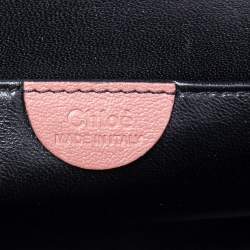 Pre Owned Chloe Old Rose Pink Leather Large Elsie Shoulder Bag