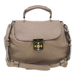 Chloe Beige Leather Elsie Satchel