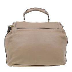 Chloe Beige Leather Elsie Satchel