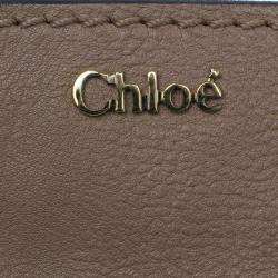 Chloe Beige Leather Elsie Satchel