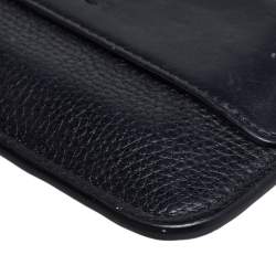 Pre Owned Chloe Black Leather Zip Card Holder