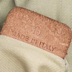 Pre Owned Chloe Burgundy Leather Chain Tote 