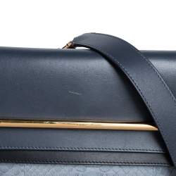 Pre Owned Chloe Tri Color Python And Leather Medium Clare Shoulder Bag