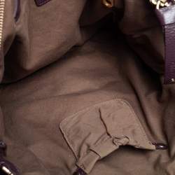 Pre Owned Chloé Burgundy Leather Large Marcie Satchel