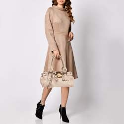Pre Owned Chloe Beige Leather Medium Paddington Satchel