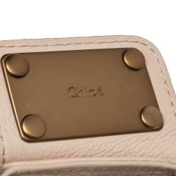 Pre Owned Chloe Beige Leather Medium Paddington Satchel