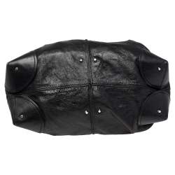 Pre Owned Chloe Black Leather Plexo Paddington Tote