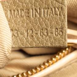 Pre Owned Chloe Khaki Green Leather Small Paraty Satchel