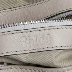 Pre Owned Chloe Beige Leather Mini Paddington Satchel 