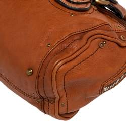 Pre Owned Chloe Brown Leather Paddington Satchel