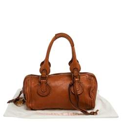 Pre Owned Chloe Brown Leather Paddington Satchel