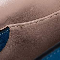 Chloé Blue Leather Small Elsie Shoulder Bag