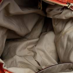 Pre Owned Chloe Orange Leather Large Ethel Tote