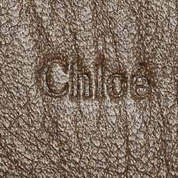 Pre Owned Chloe Brown Leather Zip Satchel