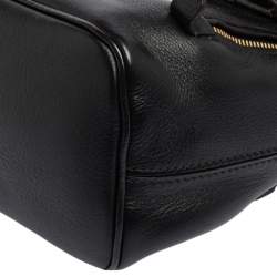 Pre Owned Chloe Black Leather and Suede Mini Faye Day Backpack