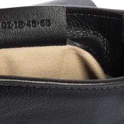 Pre Owned Chloe Black Leather and Suede Mini Faye Day Backpack