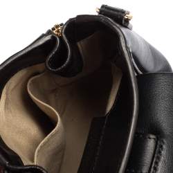 Pre Owned Chloe Black Leather and Suede Mini Faye Day Backpack