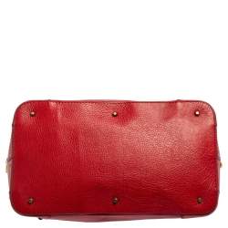 Chloe Red Leather Paddington Satchel