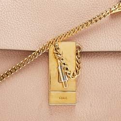 Pre Owned Chloé Beige Leather Drew Shoulder Bag