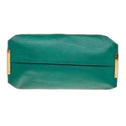 Pre Owned Chloe Green/Brown Leather Charlotte Tote